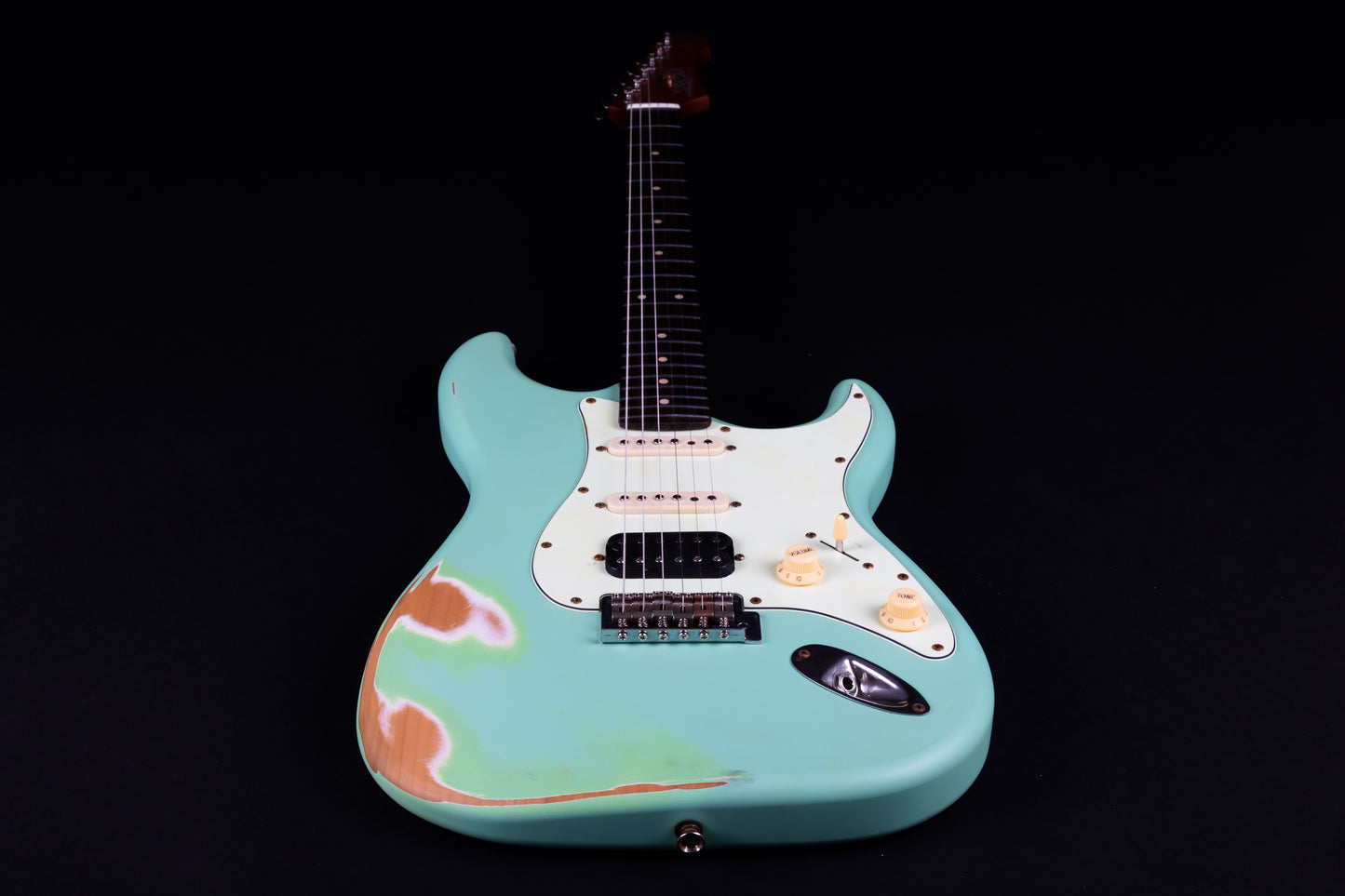 Electric Guitar Jet Guitars JS400 Relic SFG Sea Foam Green Free Setup