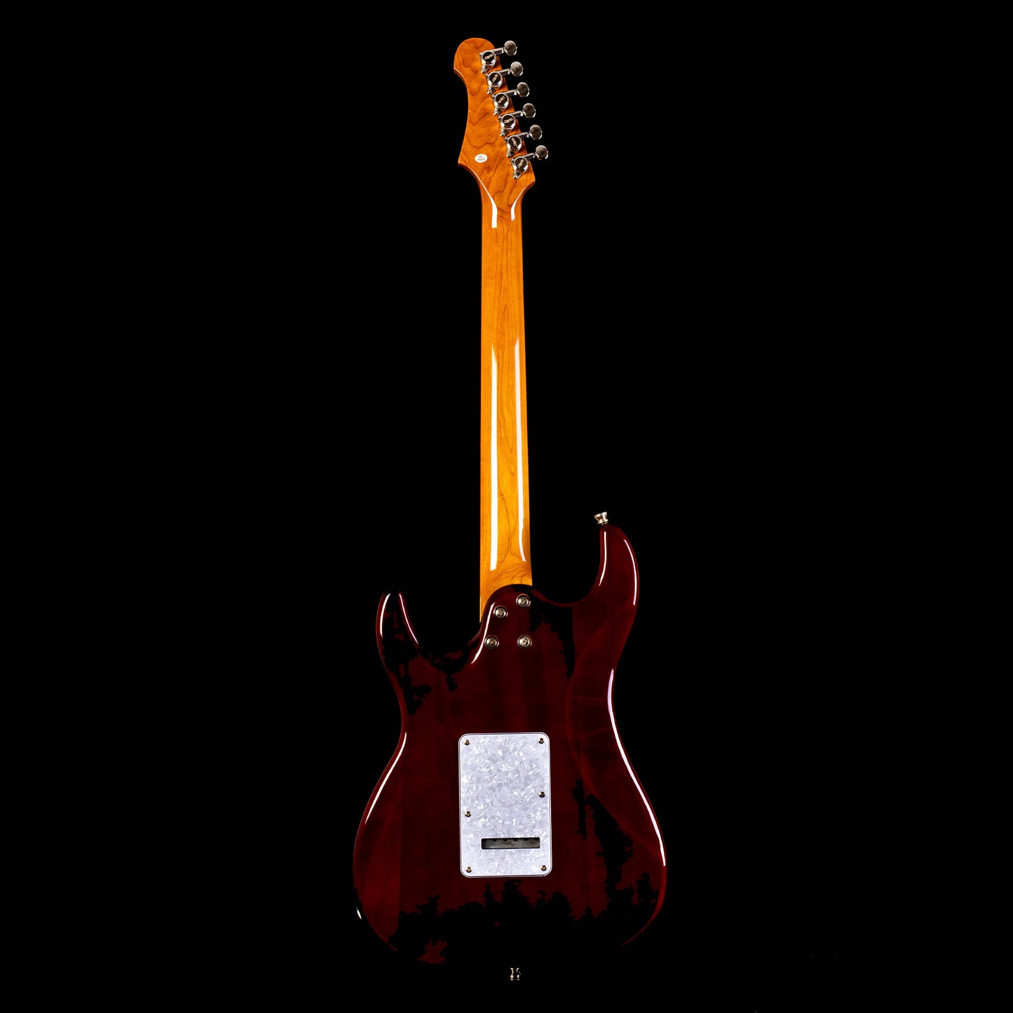 Electric Guitar Jet Guitars JS450 TBL Transparent Blue Free Setup
