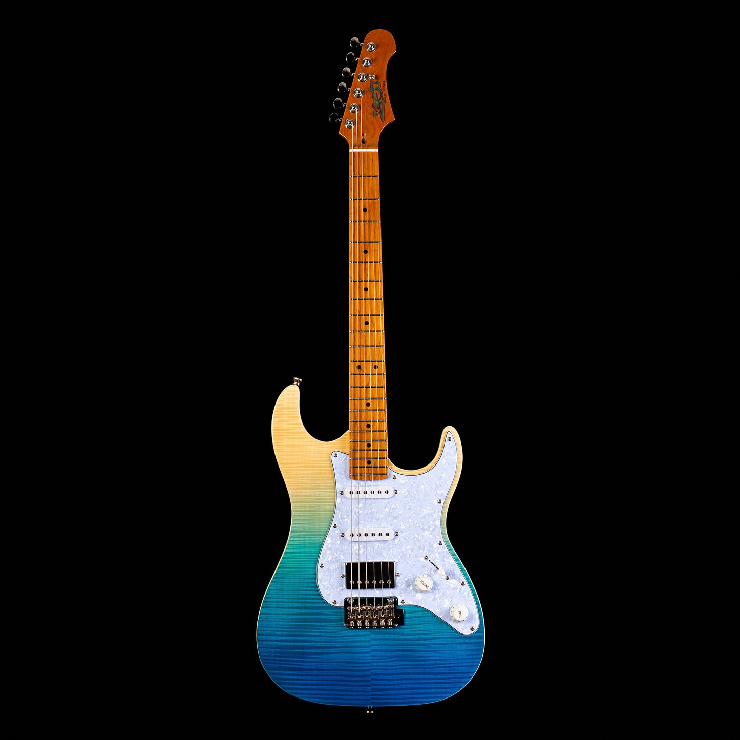 Electric Guitar Jet Guitars JS450 TBL Transparent Blue Free Setup