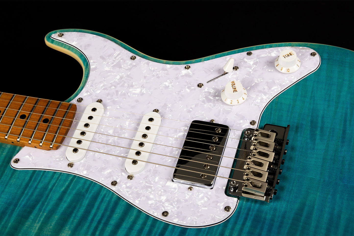 Electric Guitar Jet Guitars JS450 OBL Ocean Blue Free Setup