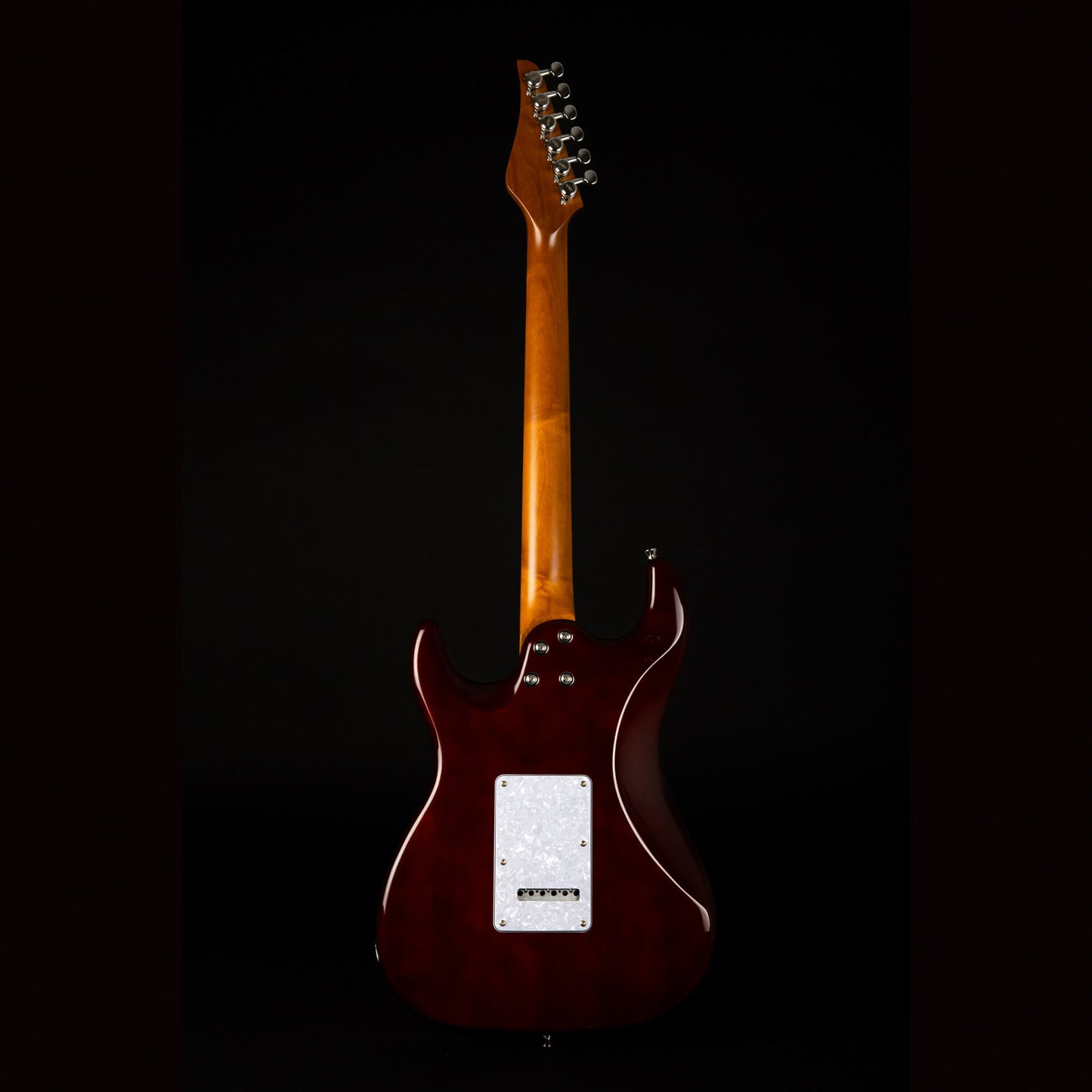 Electric Guitar Jet Guitars JS450 QTBR Transparent Brown Free Setup