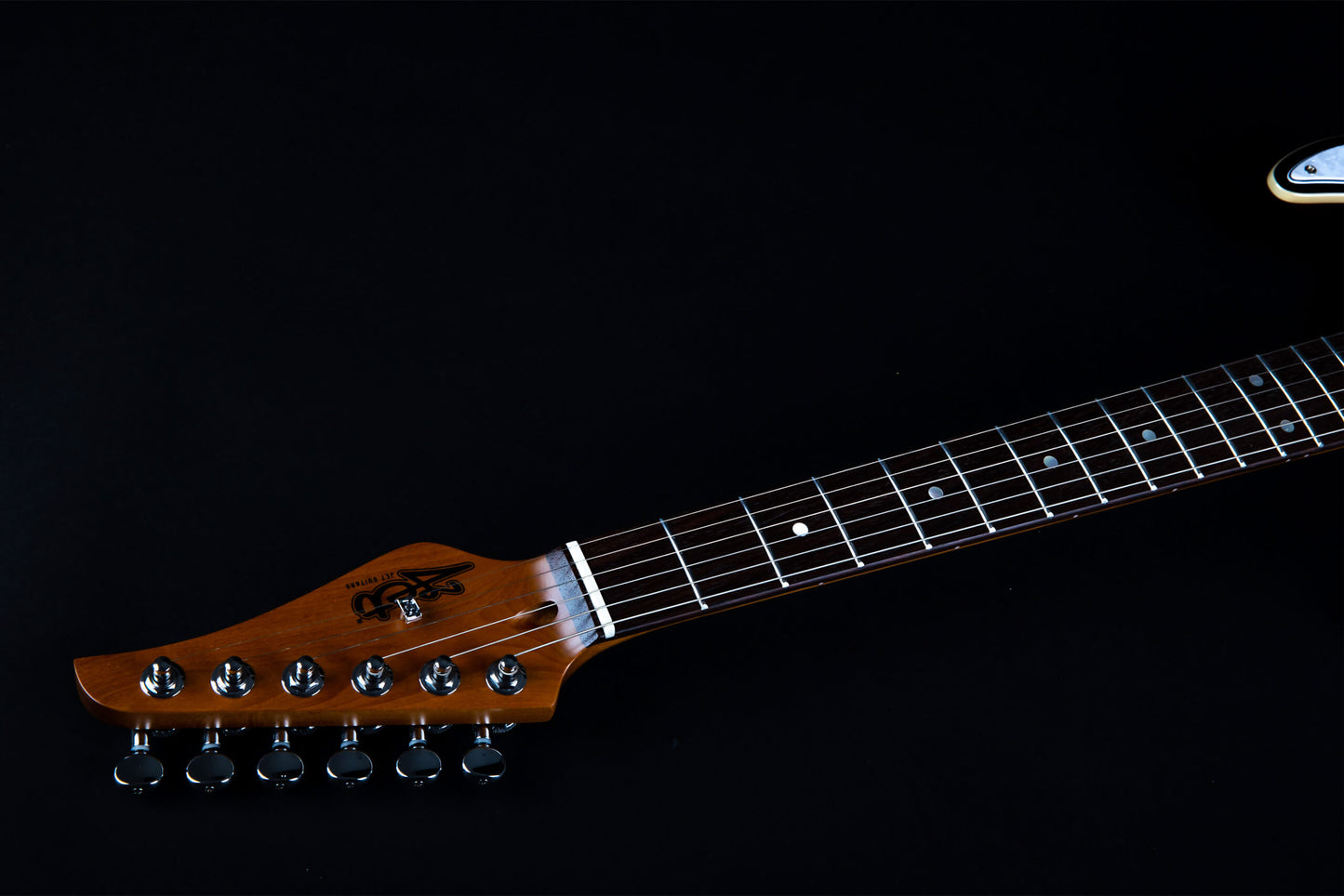 Electric Guitar Jet Guitars JS450 QTBR Transparent Brown Free Setup