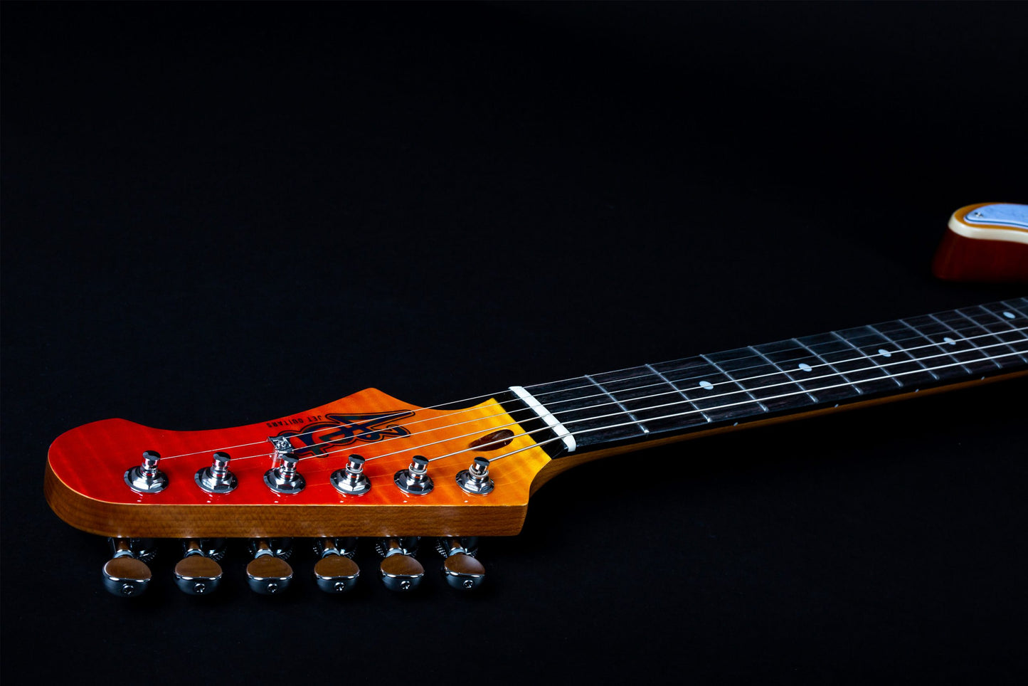 Electric Guitar Jet Guitars JS600 TRS Transparent Red Free Setup
