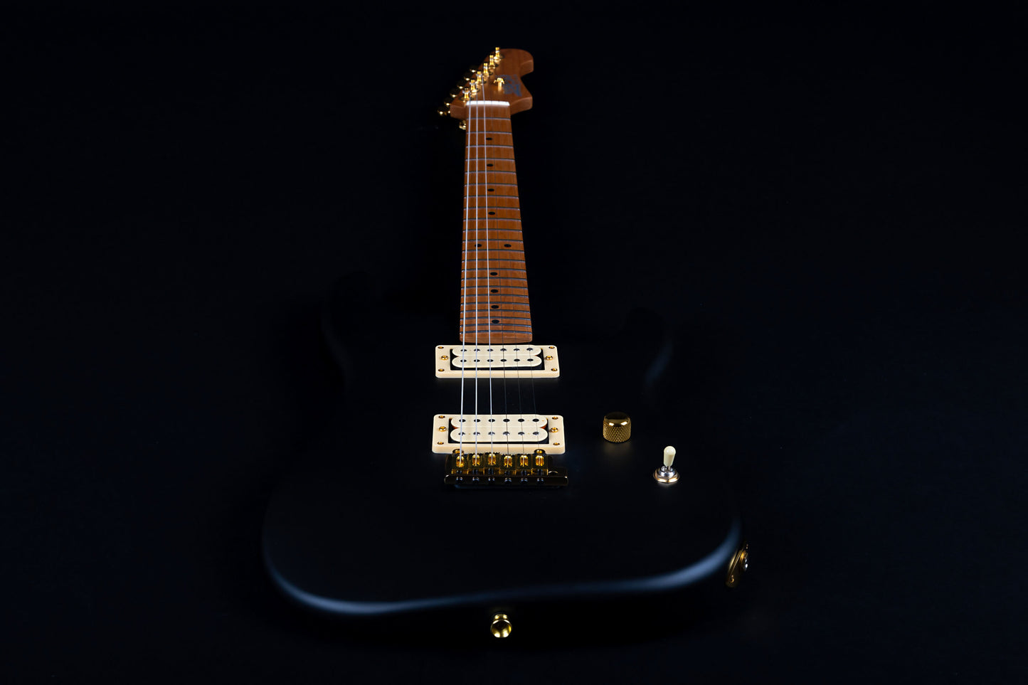 Electric Guitar Jet Guitars JS700 MBK Matte Black Free Setup
