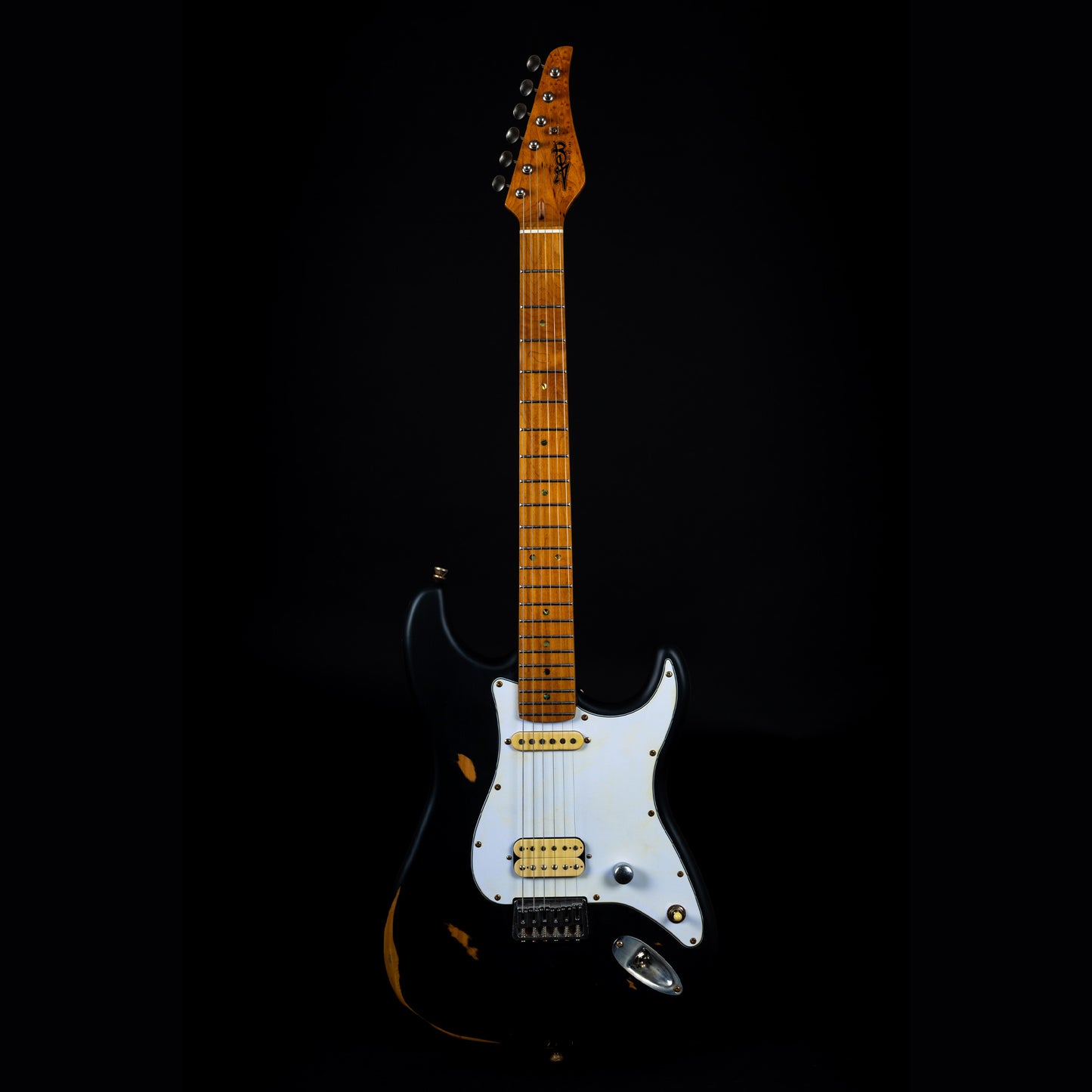 Electric Guitar Jet Guitars JS800 Relic Bk Black Relic Free Setup