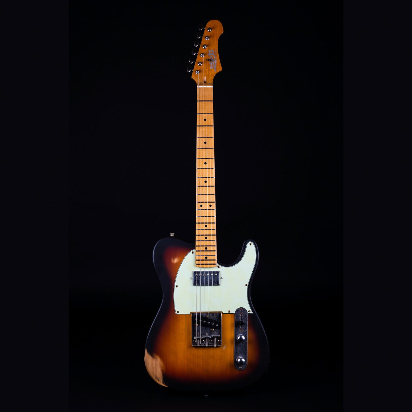 Electric Guitar Jet Guitars JT350 RLC Sunburst Relic Free Setup