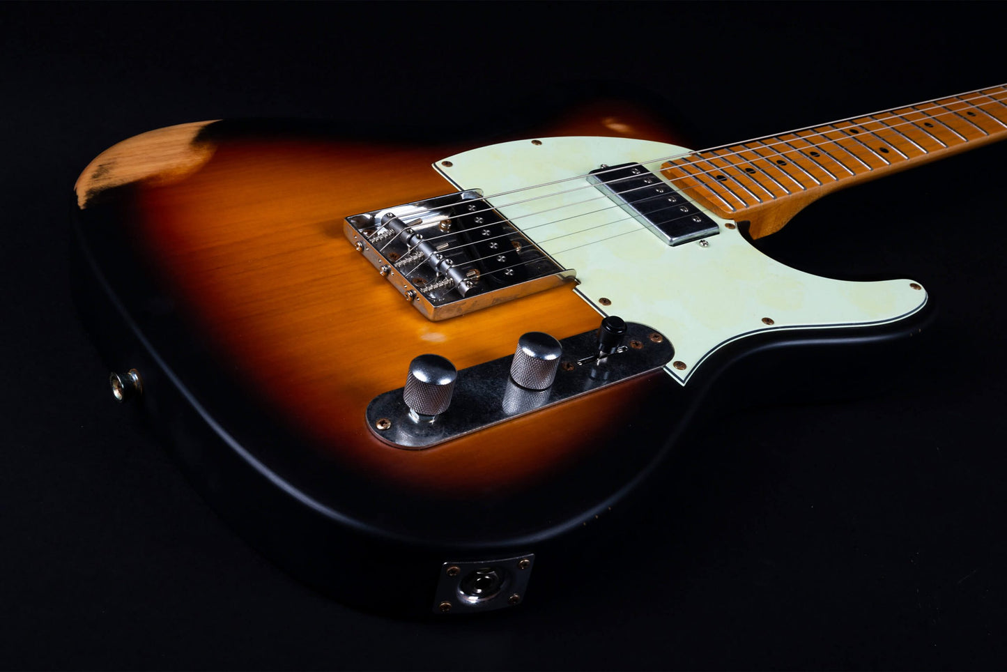 Electric Guitar Jet Guitars JT350 RLC Sunburst Relic Free Setup