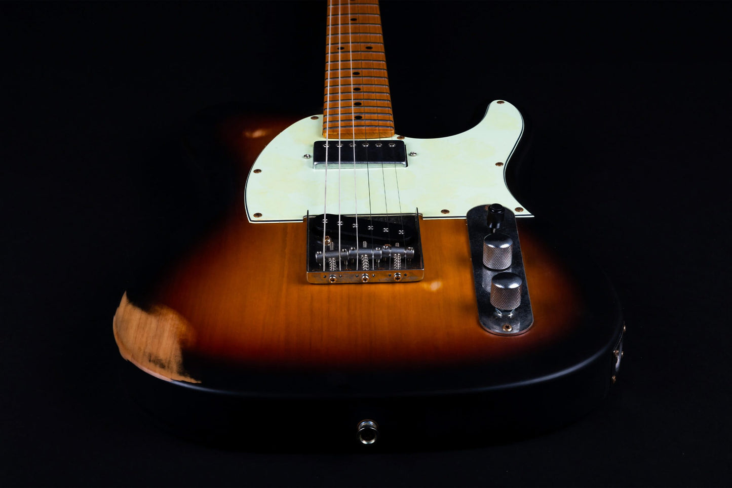 Electric Guitar Jet Guitars JT350 RLC Sunburst Relic Free Setup
