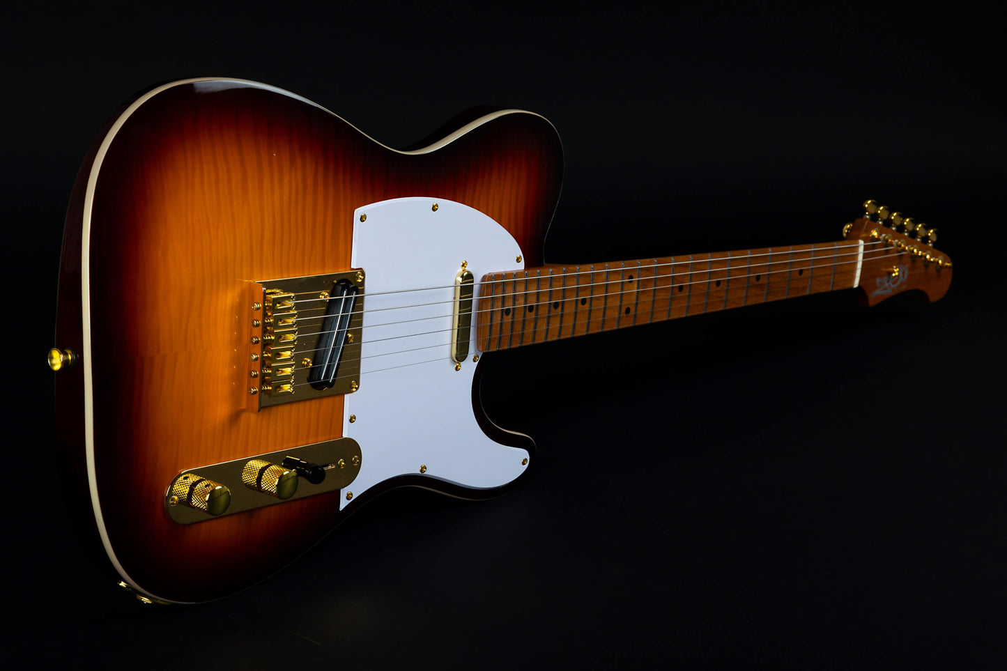 Electric Guitar Jet Guitars JT600 BSG Brown sunburst Free Setup
