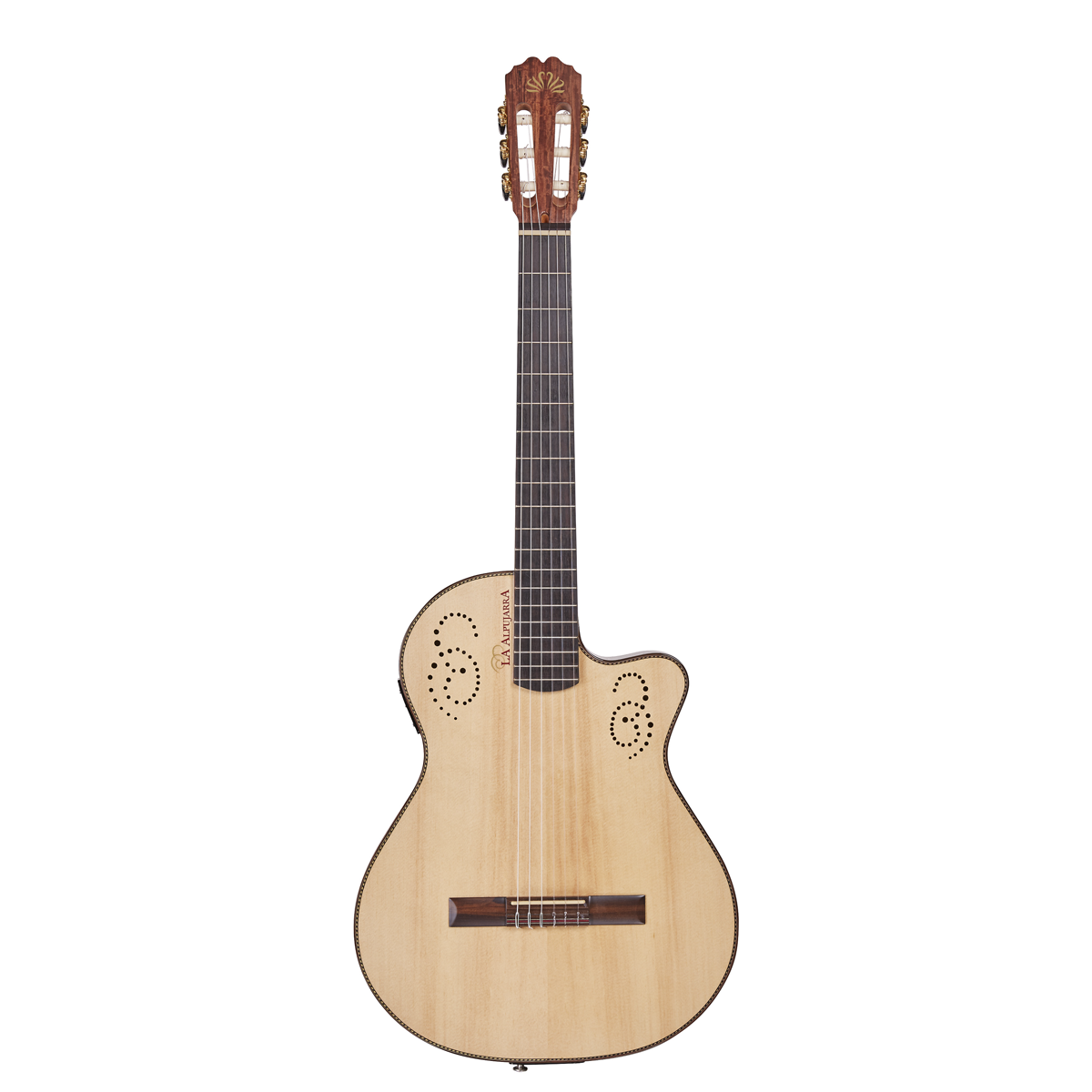 Argentine Tango La Alpujarra Model 300KINK Classical Concert Guitar With Case And Fishman INK-400