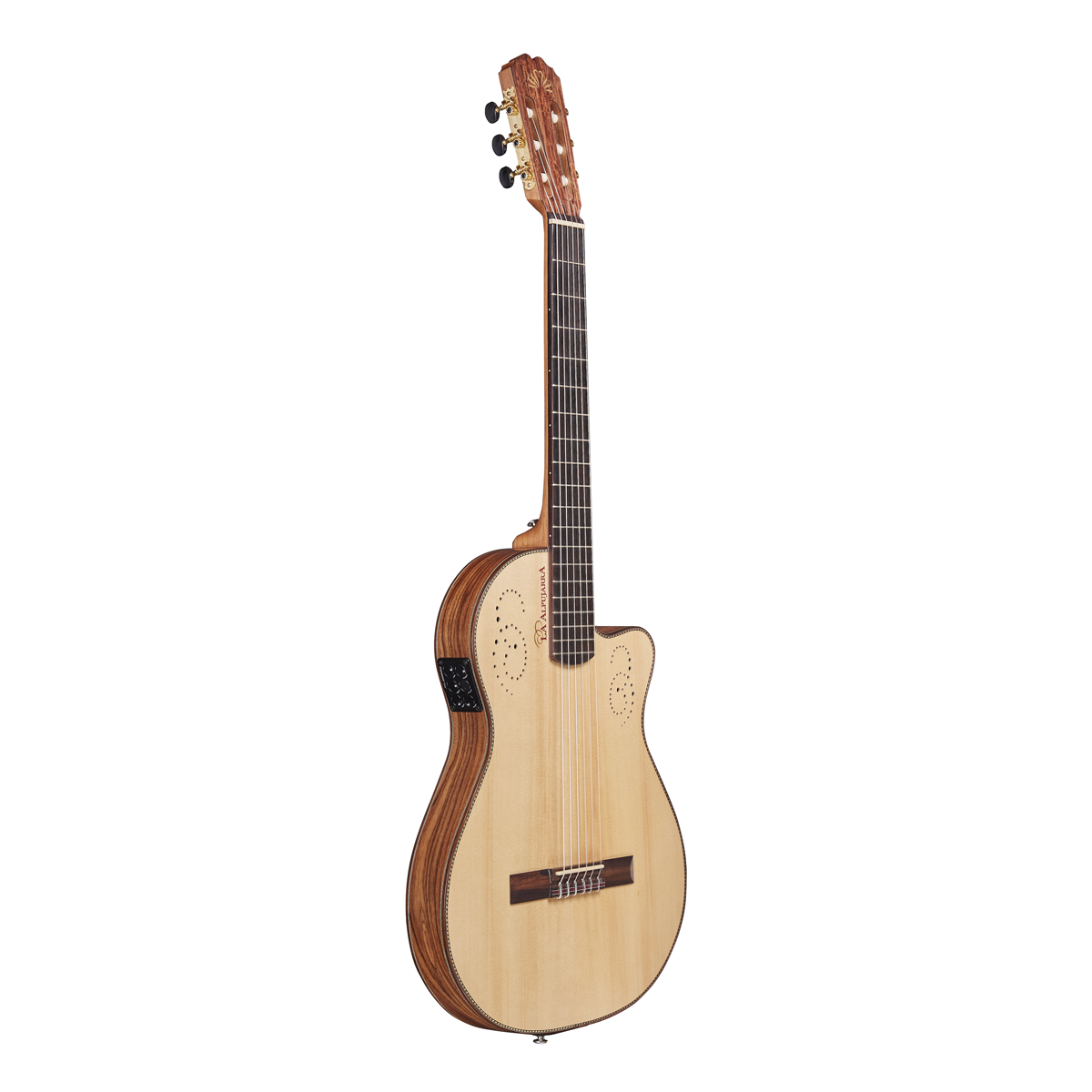 Argentine Tango La Alpujarra Model 300KINK Classical Concert Guitar With Case And Fishman INK-400