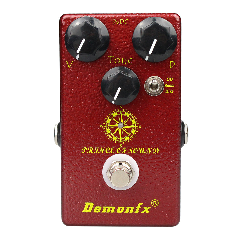 Demon Fx DemonFx Prince Of Sound Overdrive Boost Distortion Electric Guitar Pedal
