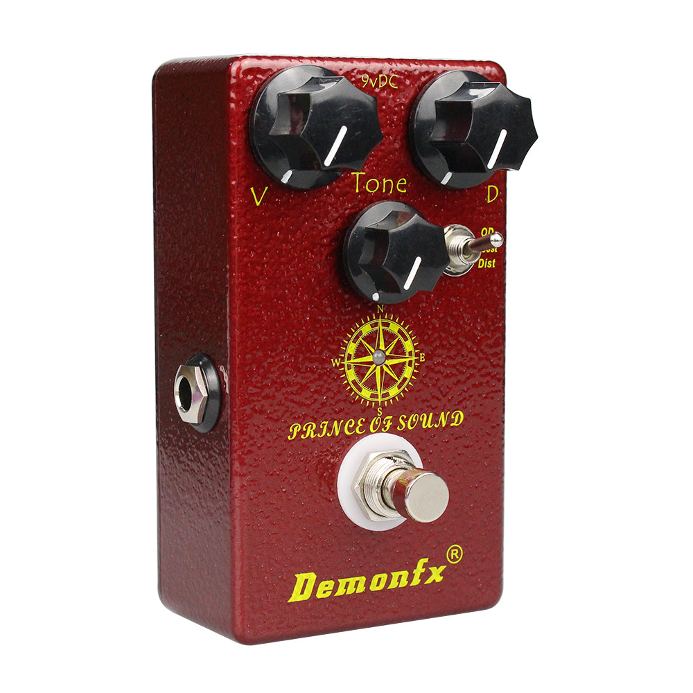 Demon Fx DemonFx Prince Of Sound Overdrive Boost Distortion Electric Guitar Pedal