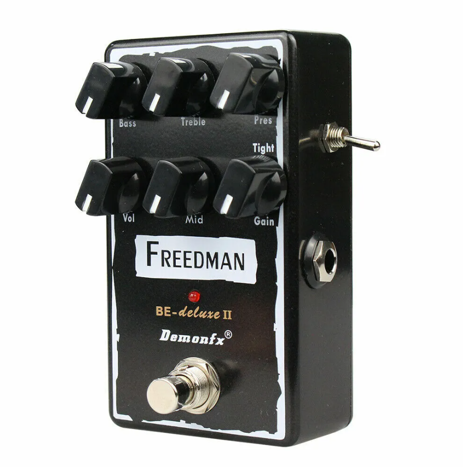 DemonFx Overdrive Freedman Be-Deluxe II Electric Guitar Pedal
