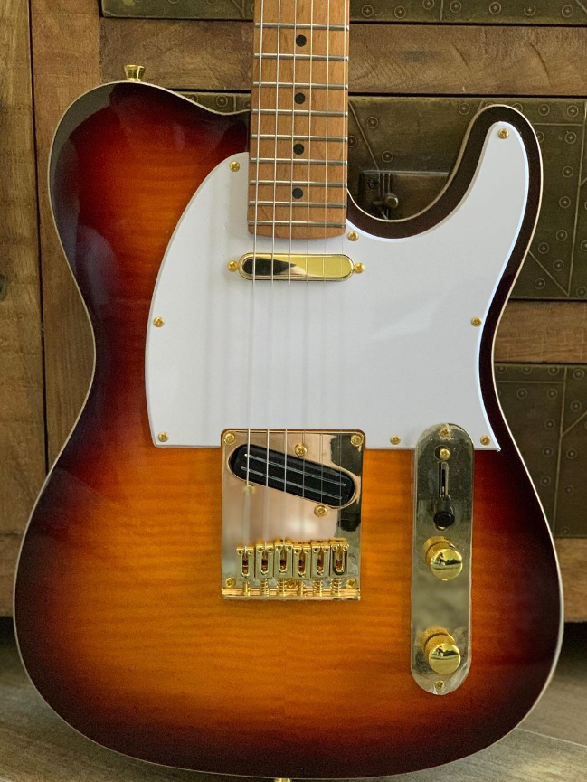 Electric Guitar Jet Guitars JT600 BSG Brown sunburst Free Setup