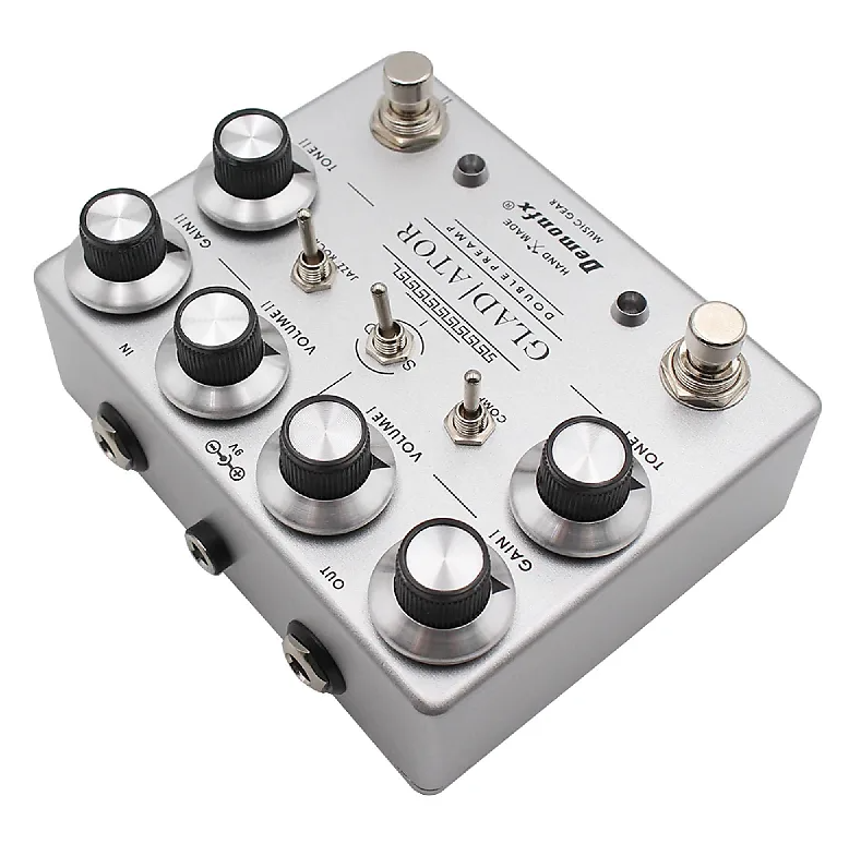 DemonFx Gladiator Double Preamp Electric Guitar Pedal