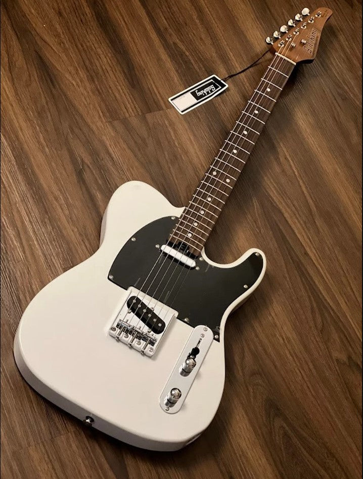 Electric Guitar Soloking MT-1 Vintage MKII With Roasted Maple Neck And  Rosewood Fb In Olympic White