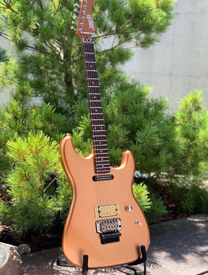 Electric Guitar Jet Guitars JS700 CPR Free Setup