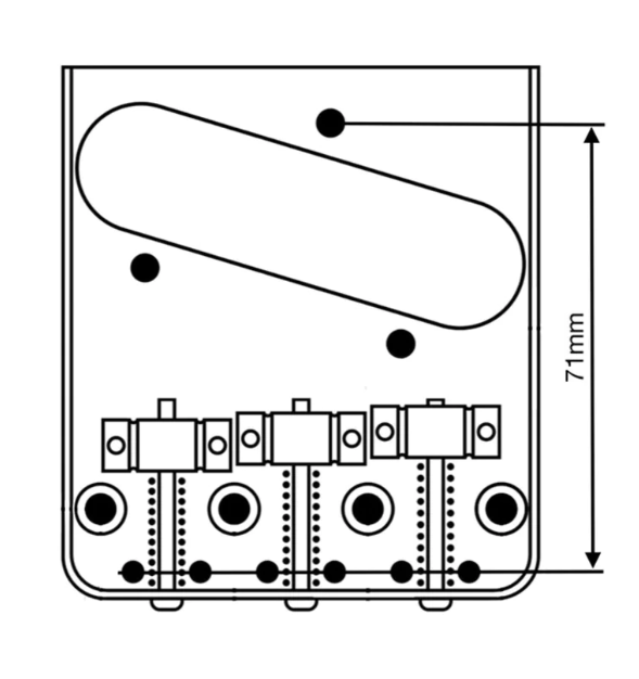 VegaTrem VT2 ND No Drill WithOut Logo Teletrem Classic Glossy