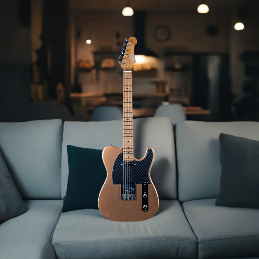 Electric Guitar Jet Guitars JT30 Elite Ss Gold Free Setup