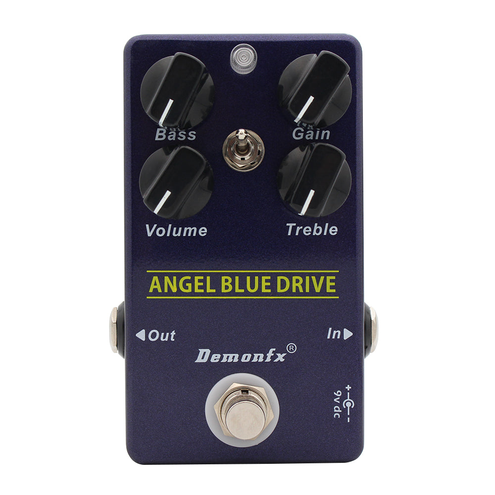 Demonfx Angel Blue Drive Overdrive Electric Guitar Pedal