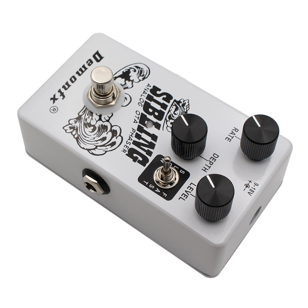 DemonFx Sibling Vintage Phaser Electric Guitar Pedal