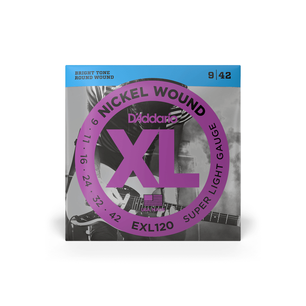 D'Addario EXL120 Super Light Electric Guitar Strings 09-42