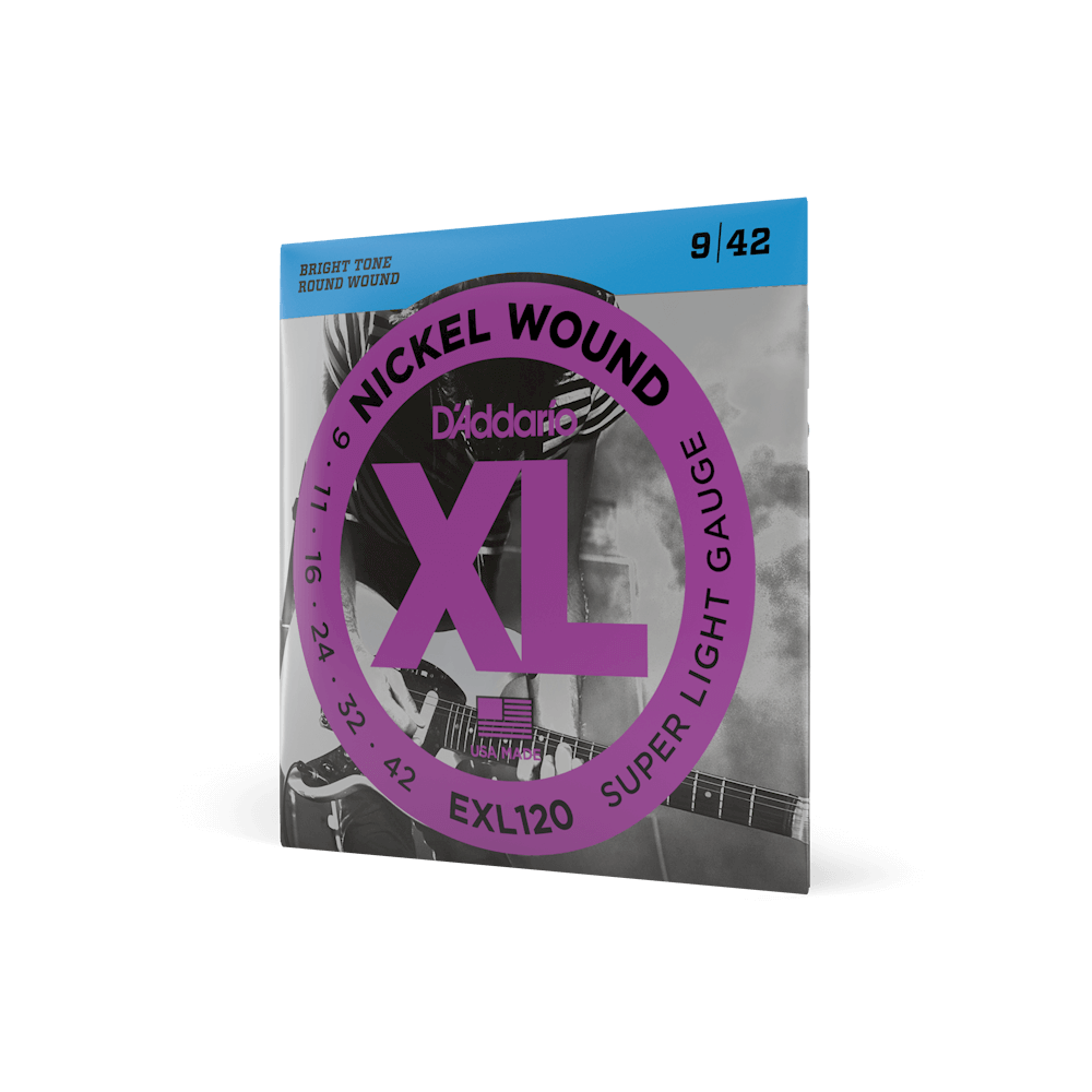 D'Addario EXL120 Super Light Electric Guitar Strings 09-42