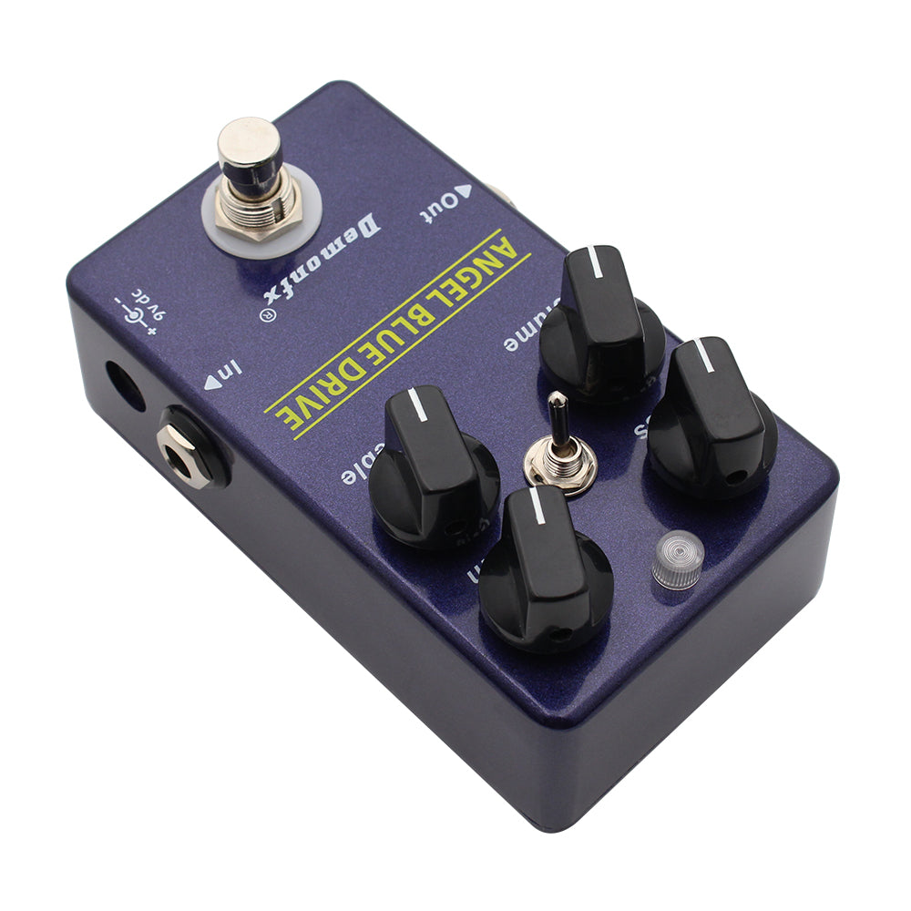 Demonfx Angel Blue Drive Overdrive Electric Guitar Pedal
