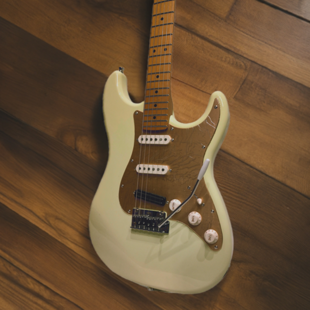 Electric Guitar Jet Guitars JS400 OW KR HSS Kairon Limited Edition Free Setup
