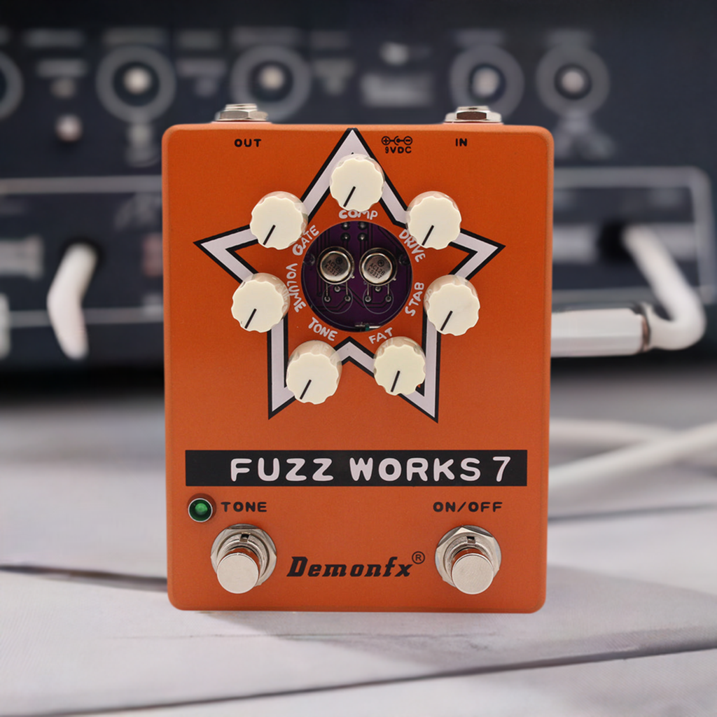 DemonFx Fuzz Works Electric Guitar Pedal