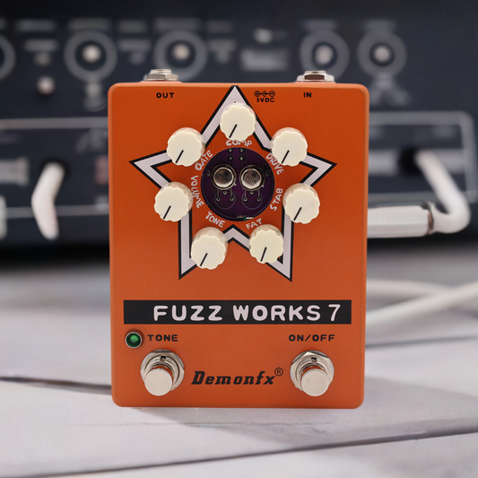 DemonFx Fuzz Works Electric Guitar Pedal