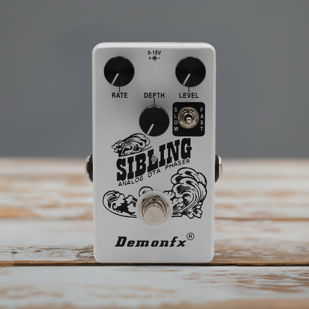 DemonFx Sibling Vintage Phaser Electric Guitar Pedal