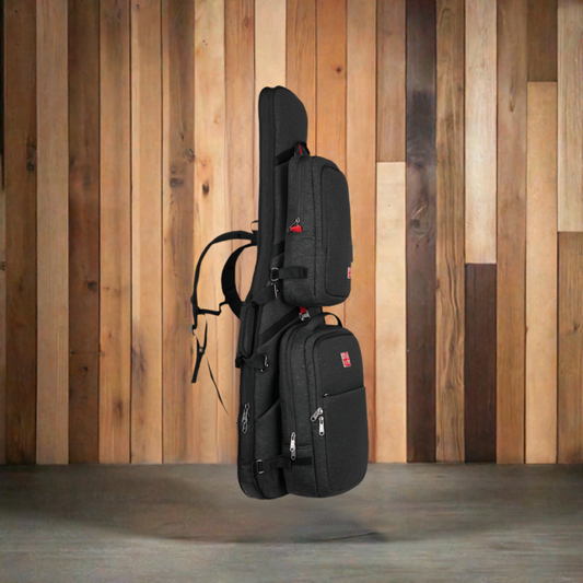 Music Area RBO EG BLK Electric Guitar Gig Bag with Two Detachable Backpacks