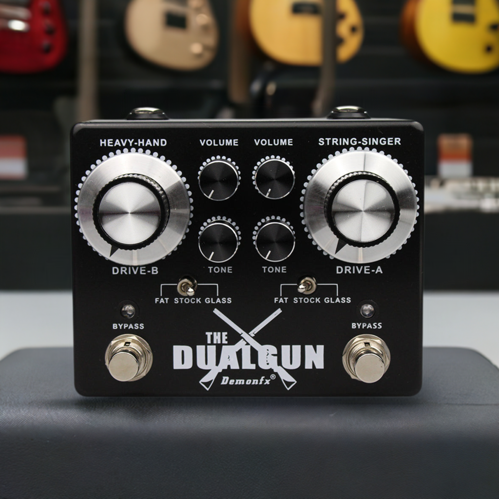 【美品】Demonfx The DualGun DemonFx The Dual Gun Overdrive Electric Guitar Pedal