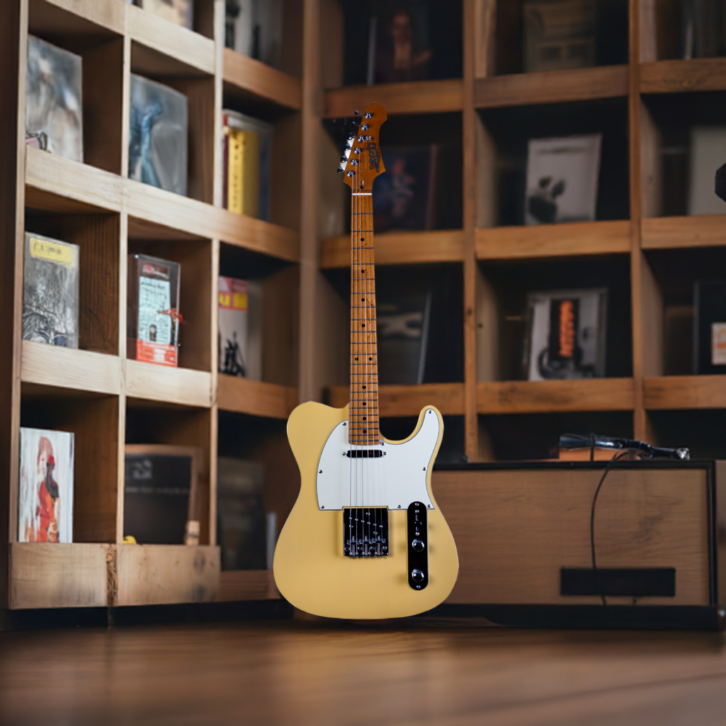 Electric Guitar Jet Guitars JT300 BTS Butterscotch Free Setup