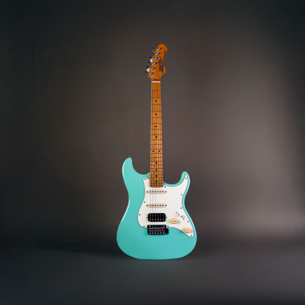 Electric Guitar Jet Guitars JS400 SFG Sea Foam Green Free Setup