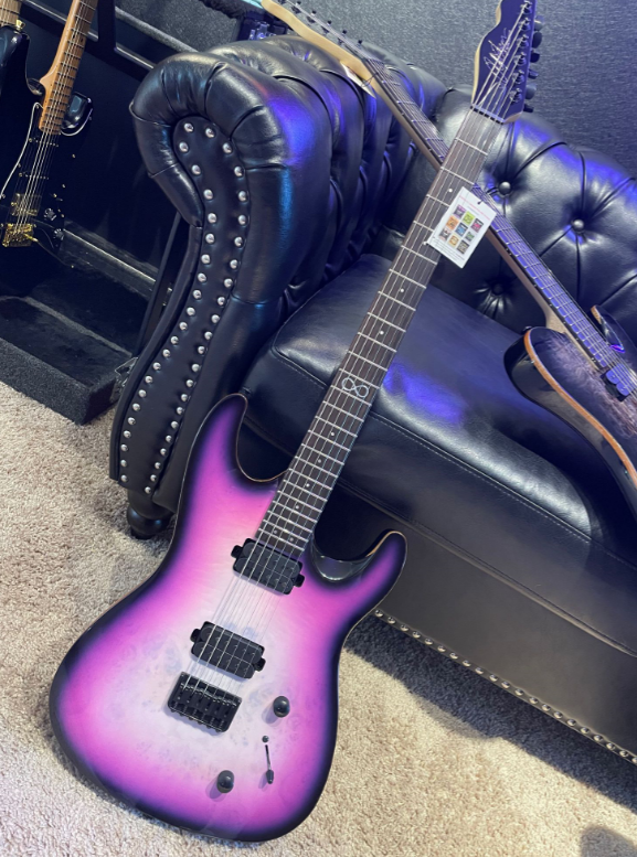 Electric Guitar Chapman ML1 Modern Baritone Lightning Storm Gloss Free Standard Setup USA Shipping