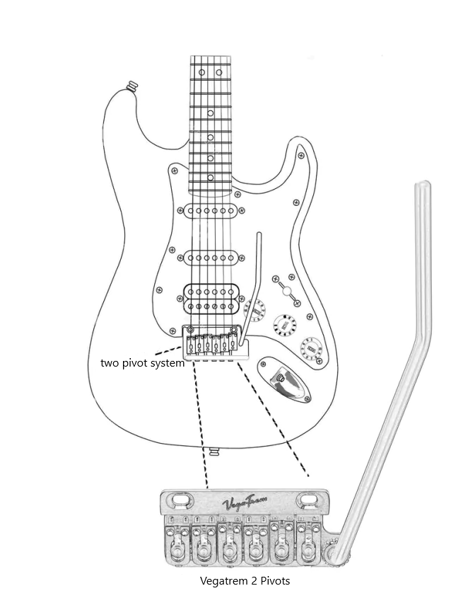 Vegatrem VT1 Ultra Trem 2 Points Satin