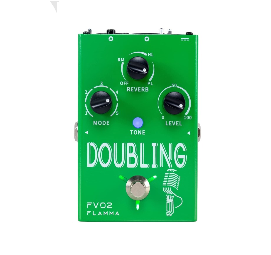 FLAMMA FV02 Doubling Vocal Pedal Processor Effects with Reverb Chorus