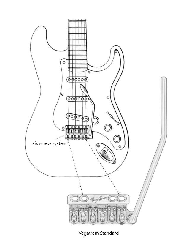 Vegatrem VT1 Ultra Trem standard Black