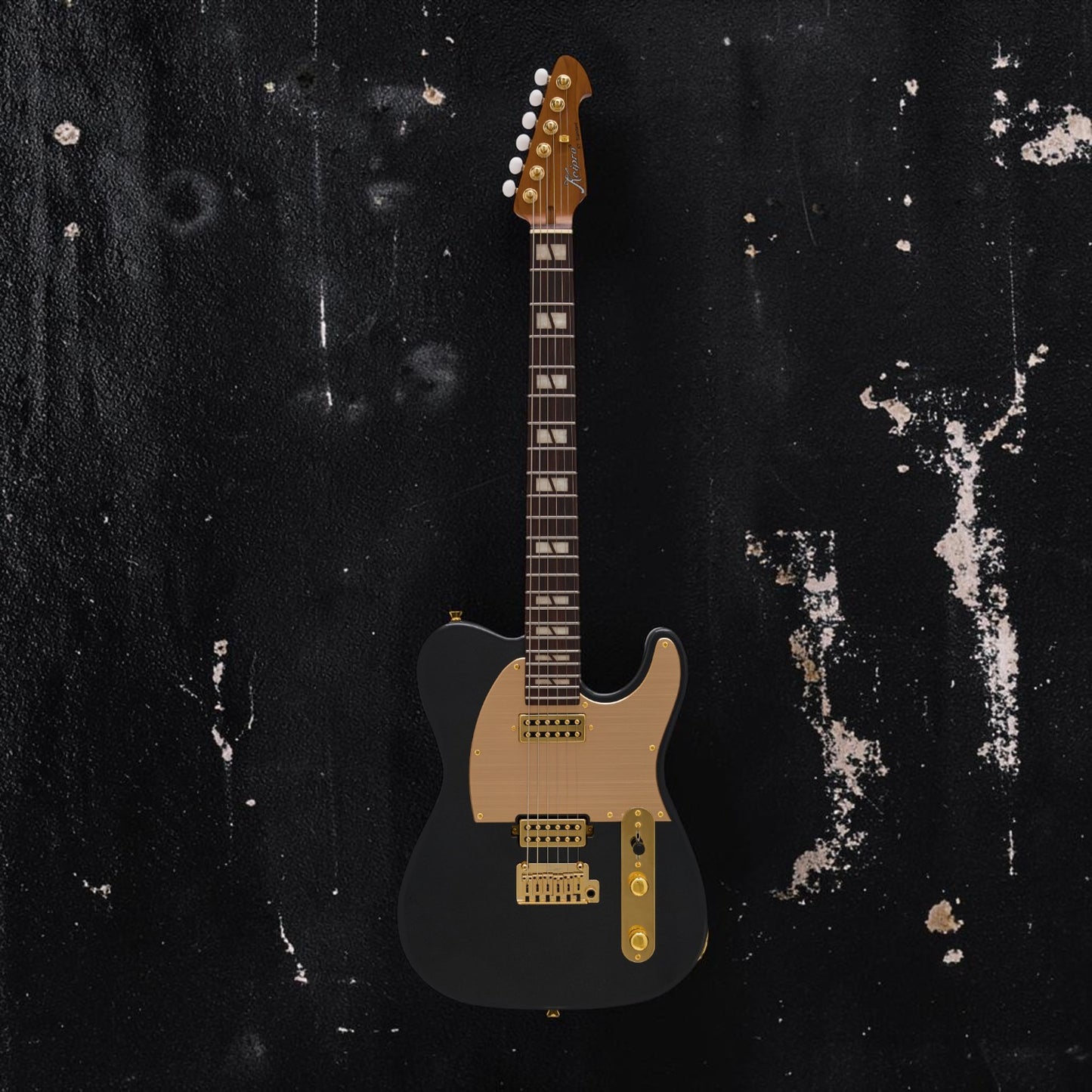 Electric Guitar Keipro KT-Standard G H.H R-MBK Include Gig Bag