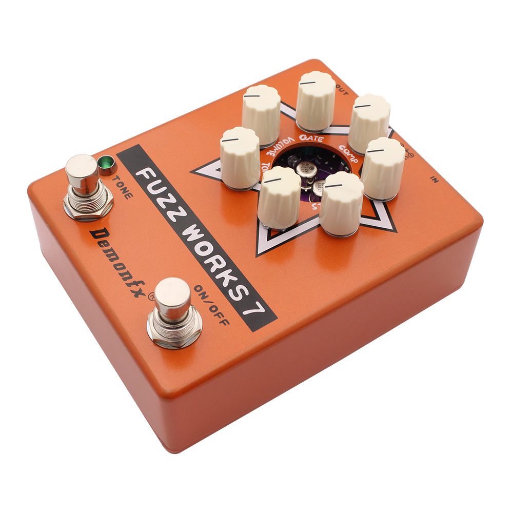 DemonFx Fuzz Works ZVEX Fuzz Factory 7 Clone Pedal