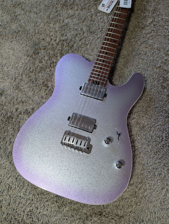 Electric Guitar Soloking MT-1 Modern HH 22 In Metallic Purple Sparkle Nafiri Special Run