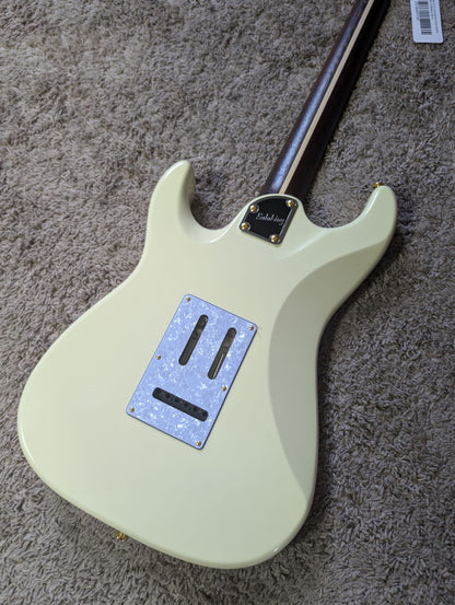 Electric Guitar Soloking MS-1 Classic Flat Top In Vintage White With One Piece Wenge Neck