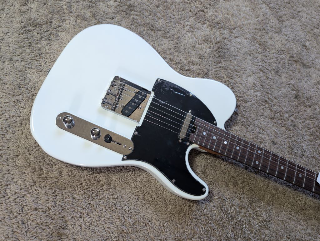 Electric Guitar Soloking MT-1 Vintage MKII With Roasted Maple Neck And Rosewood Fb In Olympic White