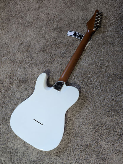 Electric Guitar Soloking MT-1 Vintage MKII With Roasted Maple Neck And Rosewood Fb In Olympic White