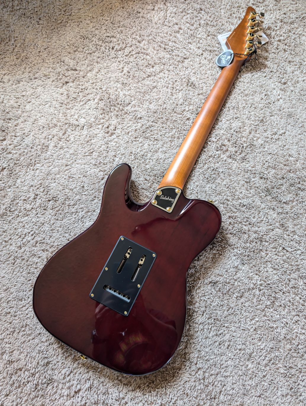 Electric Guitar Soloking MT-1 Fmt 22 Deluxe HH In Shaded Edgeburst Nafiri Special Run