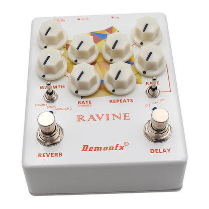 Demon Fx DemonFx Ravine Delay Reverb Electric Guitar Pedal