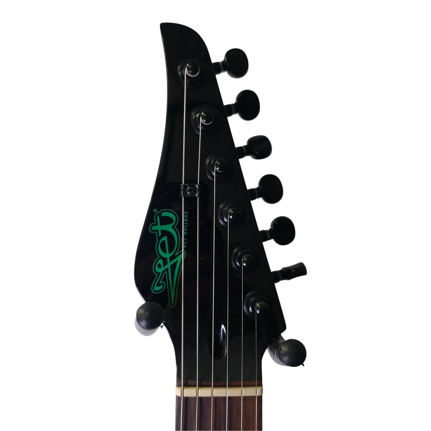 Electric Guitar Jet Guitars JS450 TGR R Transparent Green Free Setup